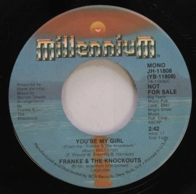 Rock 45 Franke & The Knockouts - You'Re My Girl / You'Re My Girl On Millennium - Image 1 of 2