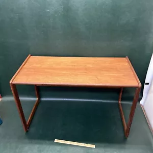 Mid-Century Danish Modern Arne Hovmand Mogens Kold Teak Nesting Table - Picture 1 of 10