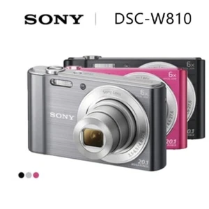 Sony Cyber-shot DSC-W810 20.1MP Compact Digital Camera -Silver/Black/Pink - Picture 1 of 20