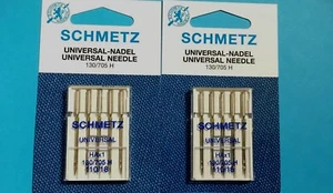 10 Schmetz universal Nadeln System 130- 110/18 Optimal für Leder und Jeans TOP - Bild 1 von 3