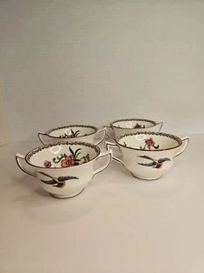 Vintage Aynsley Bone China Bullion Cups Set Of 4 - Picture 1 of 5