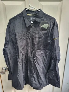 NFL Carolina Panthers Nike Salute To Service Chaqueta Negra Grande - Imagen 1 de 7