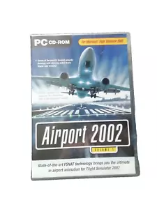 AIRPORT 2002 VOLUME 1 STATE OF THE ART FSNAT FOR FS2002 Just Flight 200 PC RARE - Picture 1 of 2