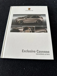 2012 Porsche Cayenne EXCLUSIVE German Brochure Option Special Order Excl Catalog - Picture 1 of 9