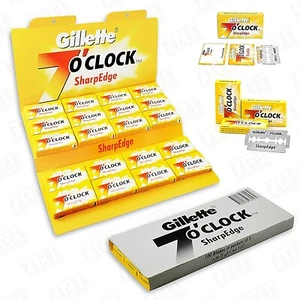 7 O Clock Double Edge Razor Shaving Barber Blades 100 pack - Picture 1 of 1