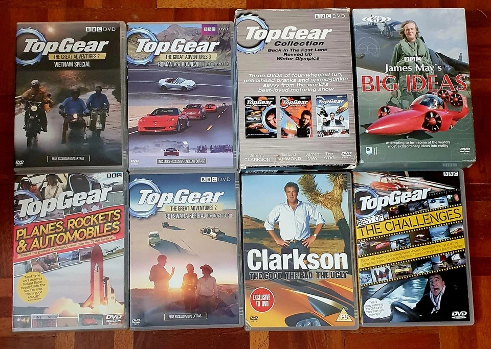 Top Gear DVD Bundle + Jeremy Clarkson The Good Bad Ugly & James May's Big Ideas - Image 1 of 4