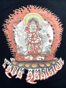 True Religion World Tour Black T Shirt Medium Cotton Short Sleeve - Picture 1 of 12