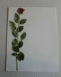 Long Stem Rose 8.5 x 11 Specialty Papers 15 Sheets - Picture 1 of 1
