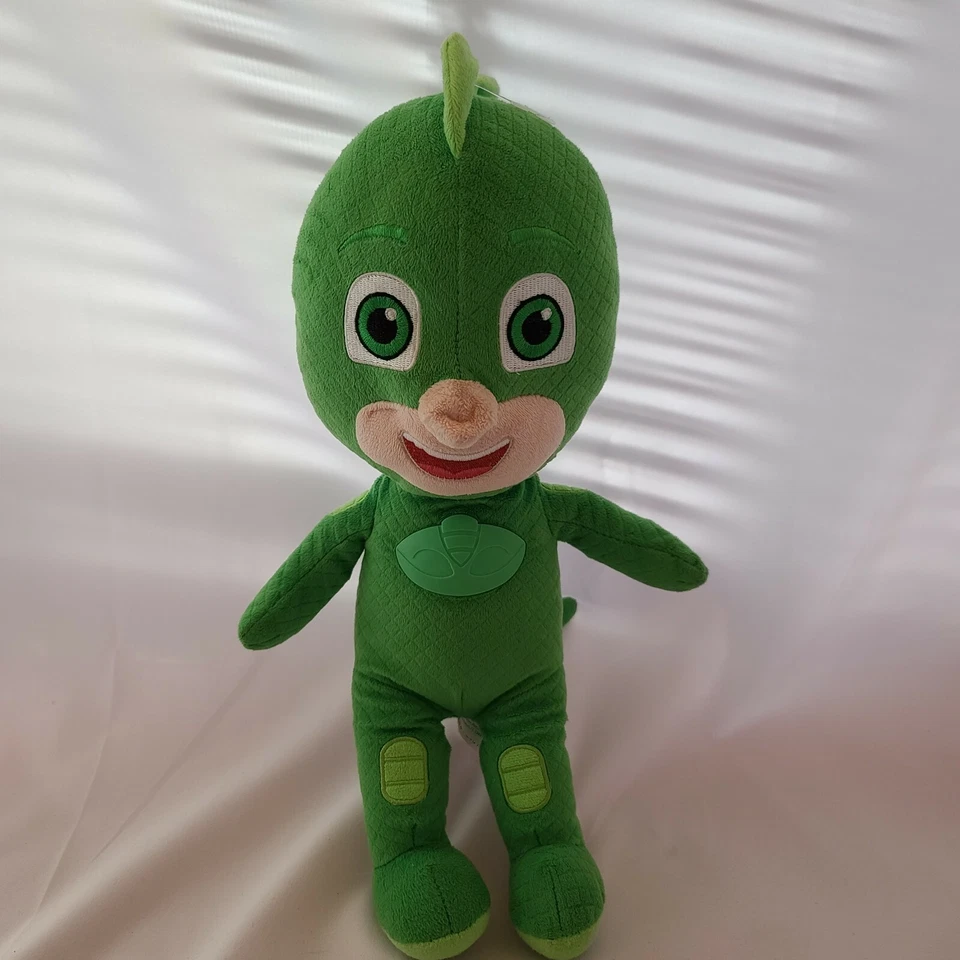 Disney Junior PJ Máscaras Peluche Gekko Canta Habla Ilumina Juguete Muñeca Verde 14” Foto 1 de 4