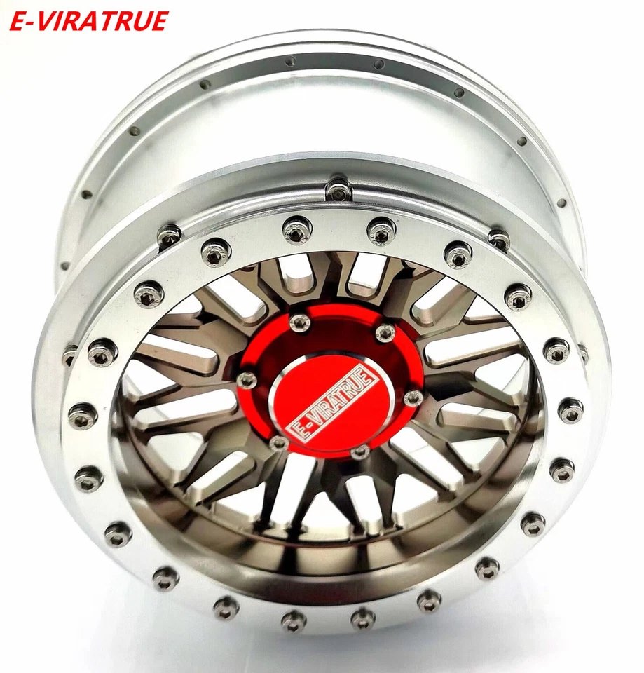 E-VIRATRUE Alu Wheel For TRAXXAS XMAXX 8S/XRT/Losi DBXL/Kraton/Outcast 1/5 1pcs - Image 1 of 1