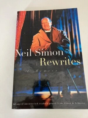 Rewrites: A Memoir by Neil Simon (1996) Advance Uncorrected Proof (ARC) - Image 1 of 4