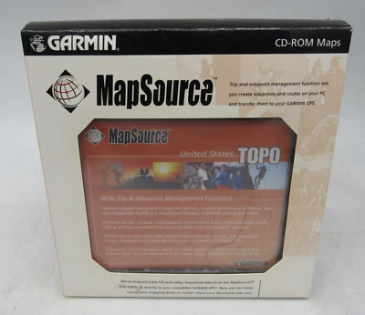 Garmin MapSource USA Topo CDs Version 3.02 Trip & Waypoint Management  - Image 1 of 4