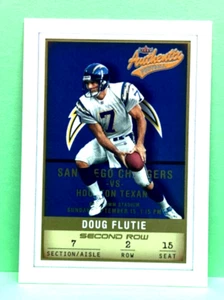 Doug Flutie 2002 fleer authentix 2nd second row SP /250 card - Picture 1 of 1
