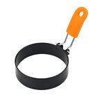 Stainless Steel Cooking Pancake Rings Pancake Shaper with Silicone Handlle