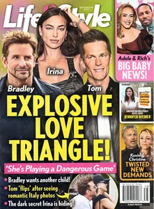 LIFE & STYLE Magazin 18. September 2023 Bradley Cooper Irina Shayk Tom Brady - Bild 1 von 2