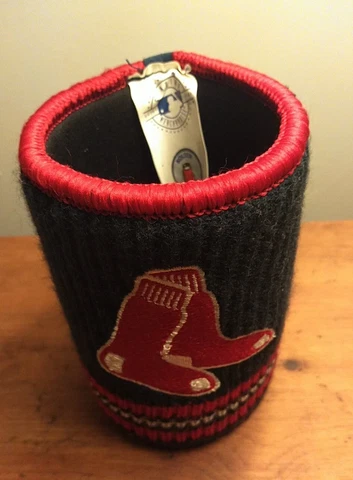 BOSTON RED SOX KOOZIE woolie beverage insulater MLB baseball coozie Cover