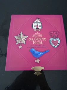 Hallmark 2001 Porcelain Ornament Set Traditional Symbols of Christmas w/ Box - Picture 1 of 8