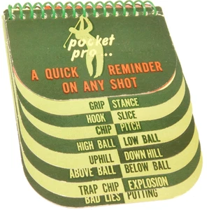 Vintage Zenith 1948 Pocket Pro Golf Guide Flip Book Shot Instruction Manual - Picture 1 of 3
