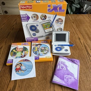 Fisher Price iXL Blue 6 in 1 System Book Player Electronic Learning w/Games - Picture 1 of 13