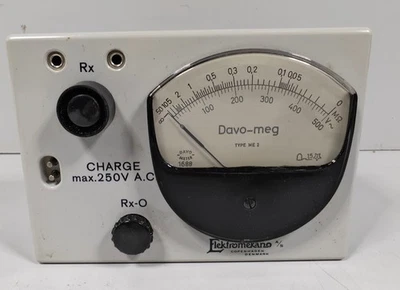 Davo-meg Typ ME2 Meter - Ungeprüft, Für Teile Oder Reparatur - Bild 1 von 4