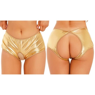 Mujeres Sexy Pantalones de mezclilla Pantalones de mezclilla Pantalones cortos de tiro bajo Playa Bikini Pantalones cortos Foto 1 de 4