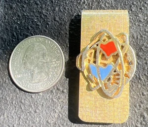 vintage money clip Gold Color - Picture 1 of 5