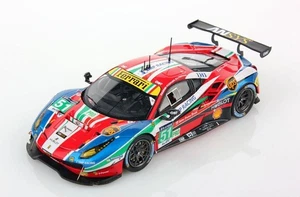 LOOKSMART LSLM032 FERRARI 488 GTE AF CORSE #51 LE MANS 2016 1/43 SCALE MODEL - Foto 1 di 1
