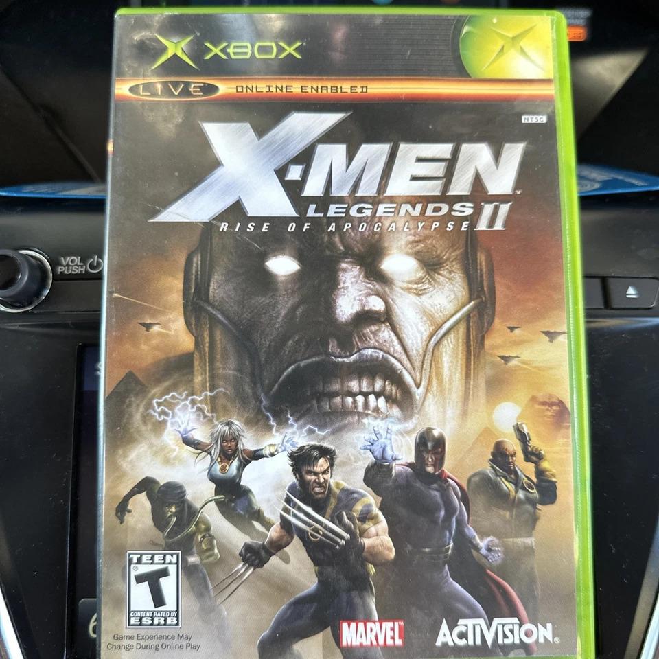X-Men Legends II 2 Rise Of Apocalypse Xbox CIB Completo con Manual. Probado Foto 1 de 4