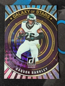 2024 Donruss Saquon Barkley Galaxy of Stars Insert SP Eagles - Picture 1 of 2