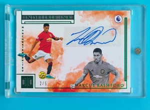 2019-20 Impeccable Manchester United Marcus Rashford indelible INK Auto 2/5 - Picture 1 of 2