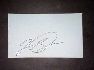 Jeff Stevens, CUBS (2009 Debut) SIGNED 3x5 Index Card (HS) - Imagen 1 de 1
