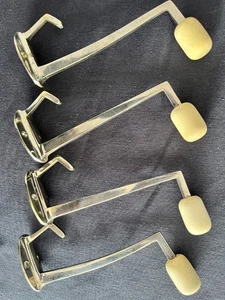 Garderobehänger	Wandgarderobe Messing 4St. Set Wandhaken - Bild 1 von 8