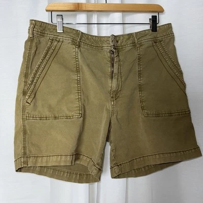 Pantalones Cortos Utilitarios Anthropologie 'The Wanderer' Mezcla Algodón Lino Talla 32 Foto 1 de 4