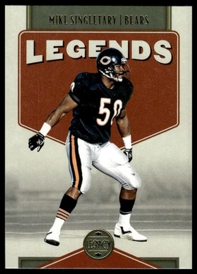 2022 Panini Legacy Mike Singletary #123 - Image 1 of 2