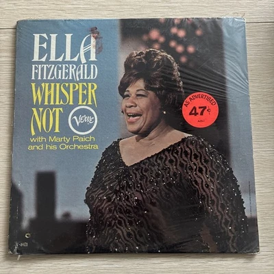 SEALED Ella Fitzgerald WHISPER NOT  LP RARE  VINYL RECORD Foto 1 de 2