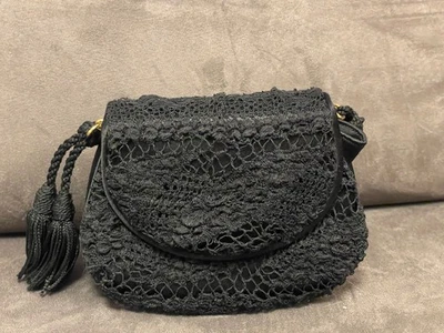 Bolso de Noche JUDITH LEIBER SUPERPUESTO ENCAJE NEGRO Foto 1 de 4