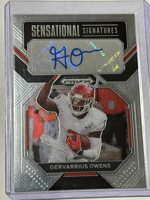 2023 Panini Prizm Draft Picks - Sensational Signatures Gervarrius Owens #SS-GEO - Image 1 of 2