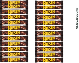 Riesen Dark Chocolate Chewy Toffee 45g - Pack of 24 | UK Free And Fast Dispatch - Picture 1 of 2