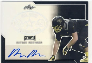 RUTGER REITMAIER 2017 Leaf Metal US Army All American Black AUTO /15 VANDERBILT - Picture 1 of 2
