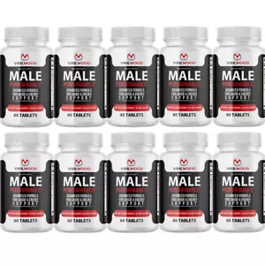 VirilWood Performance & Drive Pills for Men Viril Wood Male Support - 10 Bottles - Picture 1 of 5