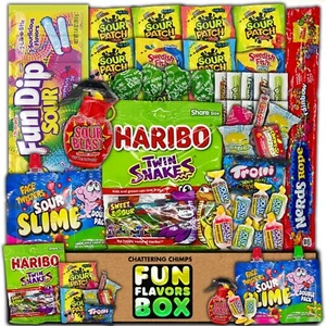 Sweet and Sour Candy Lovers Care Package (45 Count) Variety Gift Pack Snack Box - Picture 1 of 7