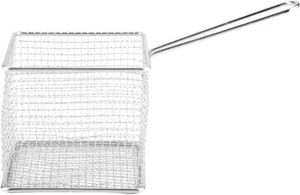 Deep Fryer Basket, Frying Basket Fries Mini Fry Chips Baskets Sliver - Picture 1 of 7
