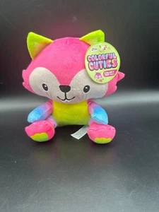 Colorful Cuties Whimsical FOX 6" Mini Stuffed Animal NWT - Picture 1 of 6