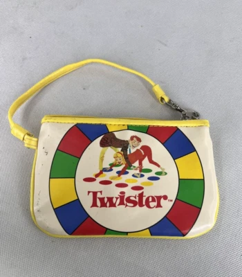 Y2K Vintage Hasbro Twister Wristlet Yellow With Logo - Image 1 of 3