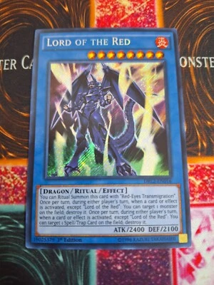 Yu-Gi-Oh! Lord of the Red DRL2-EN016 Secret Rare 1st Edition Near Mint - Image 1 of 4