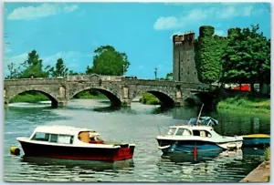 Postcard - Crom-A-Boo Bridge & White Castle - Athy, Ireland - Picture 1 of 2