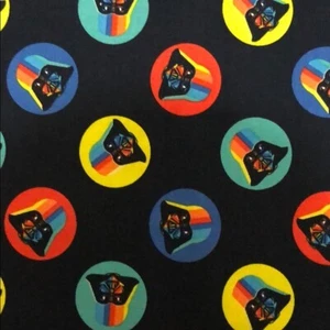 Tina Scrap Darth Vader Helmet Circle Star Wars FABRIC 9"x21" HTF COTTON Disney - Picture 1 of 2