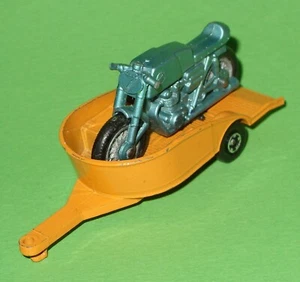 Matchbox Superfast / TP8 Honda Motorcycle & Trailer - Picture 1 of 8