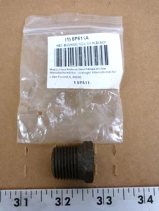Grainger Hex Bushing 1/2 x 1/4 in Black P/N 5P511A - Picture 1 of 7