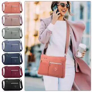 Large Messenger Cross Body Ladies Handbag Shoulder Purse Women Bag Office Travel - Picture 1 of 19
